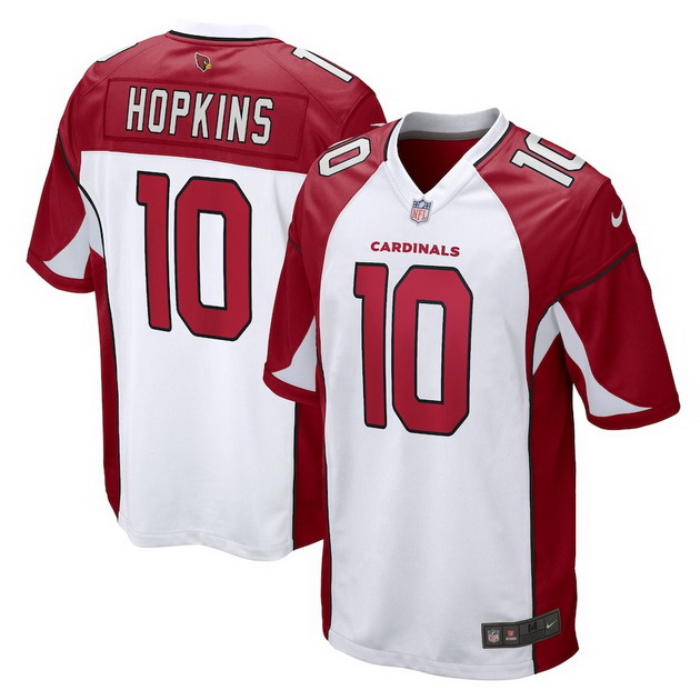 mens nike deandre hopkins white arizona cardinals game jersey